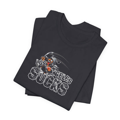 L.A. sux (for Las Vegas fans) - Unisex Jersey Short Sleeve Tee