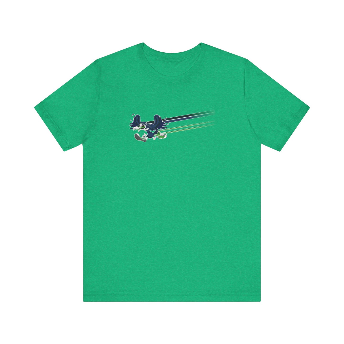 Gas Pump Seahawk Swooshing (for Seattle fans) - Unisex Jersey Short Sleeve Tee
