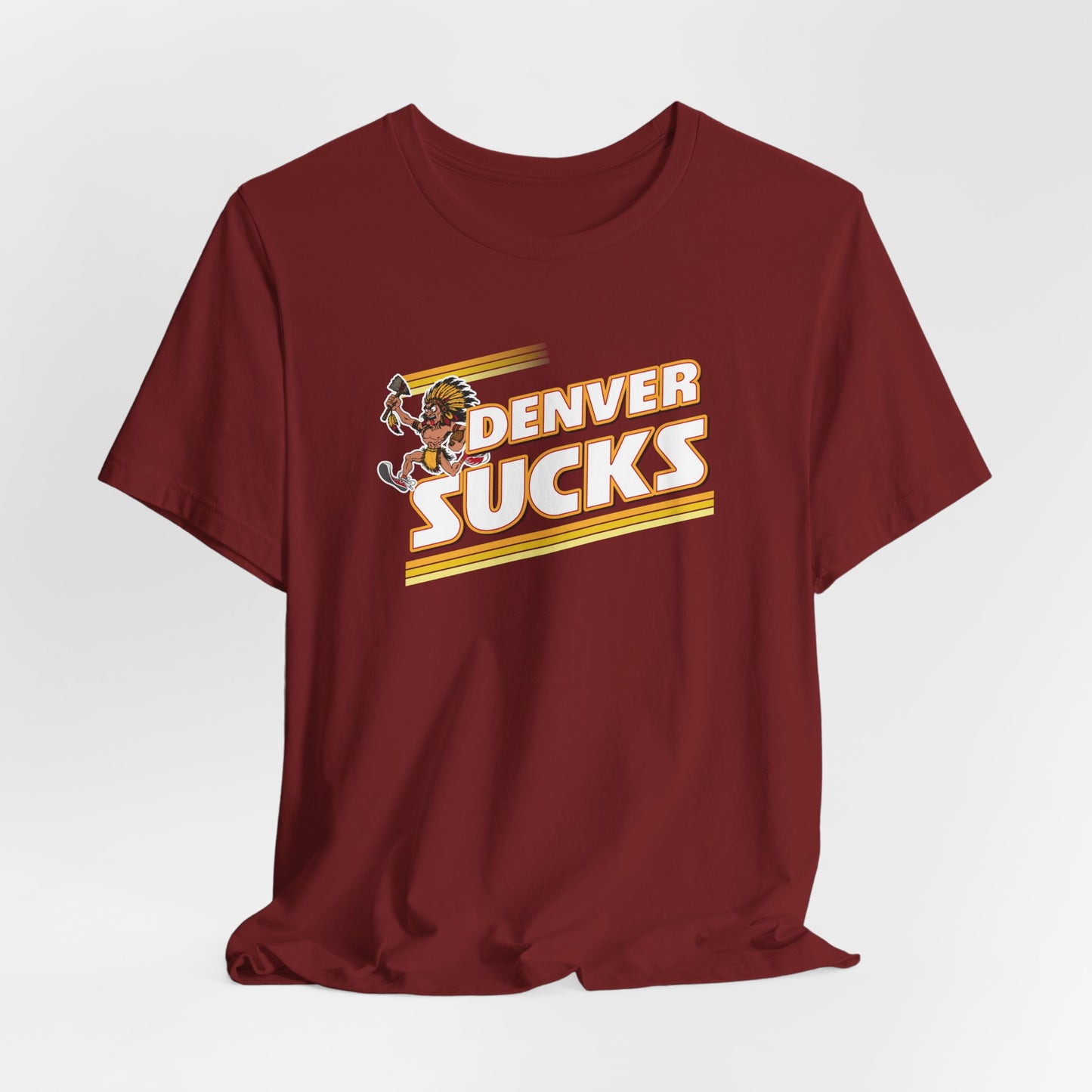 I Hate Denver (for Kansas City fans) - Unisex Jersey Short Sleeve Tee