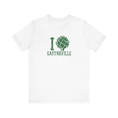 I Heartichoke Castroville (front & back version) - Unisex Jersey Short Sleeve Tee