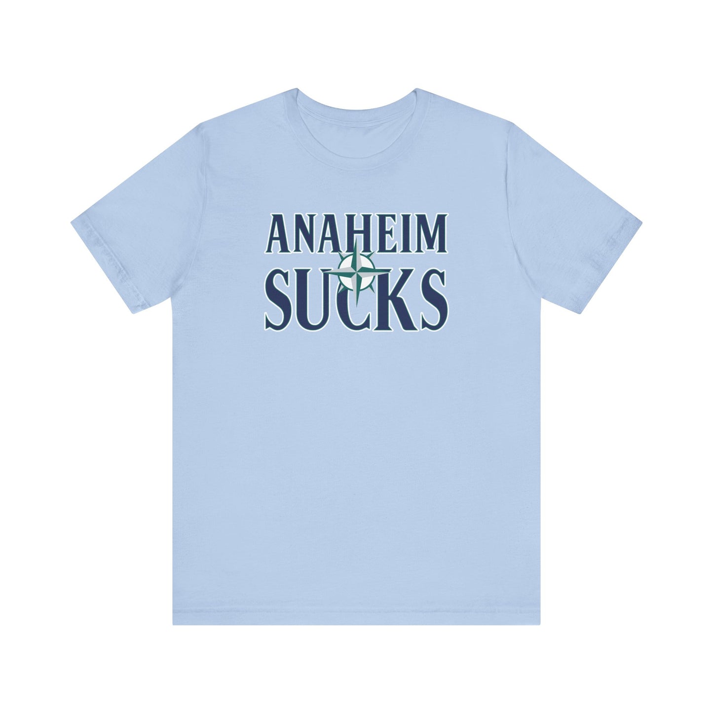 Anaheim Sucks (for Seattle fans) - Unisex Jersey Short Sleeve Tee