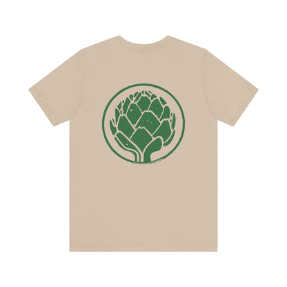 I Heartichoke Castroville (front & back version) - Unisex Jersey Short Sleeve Tee
