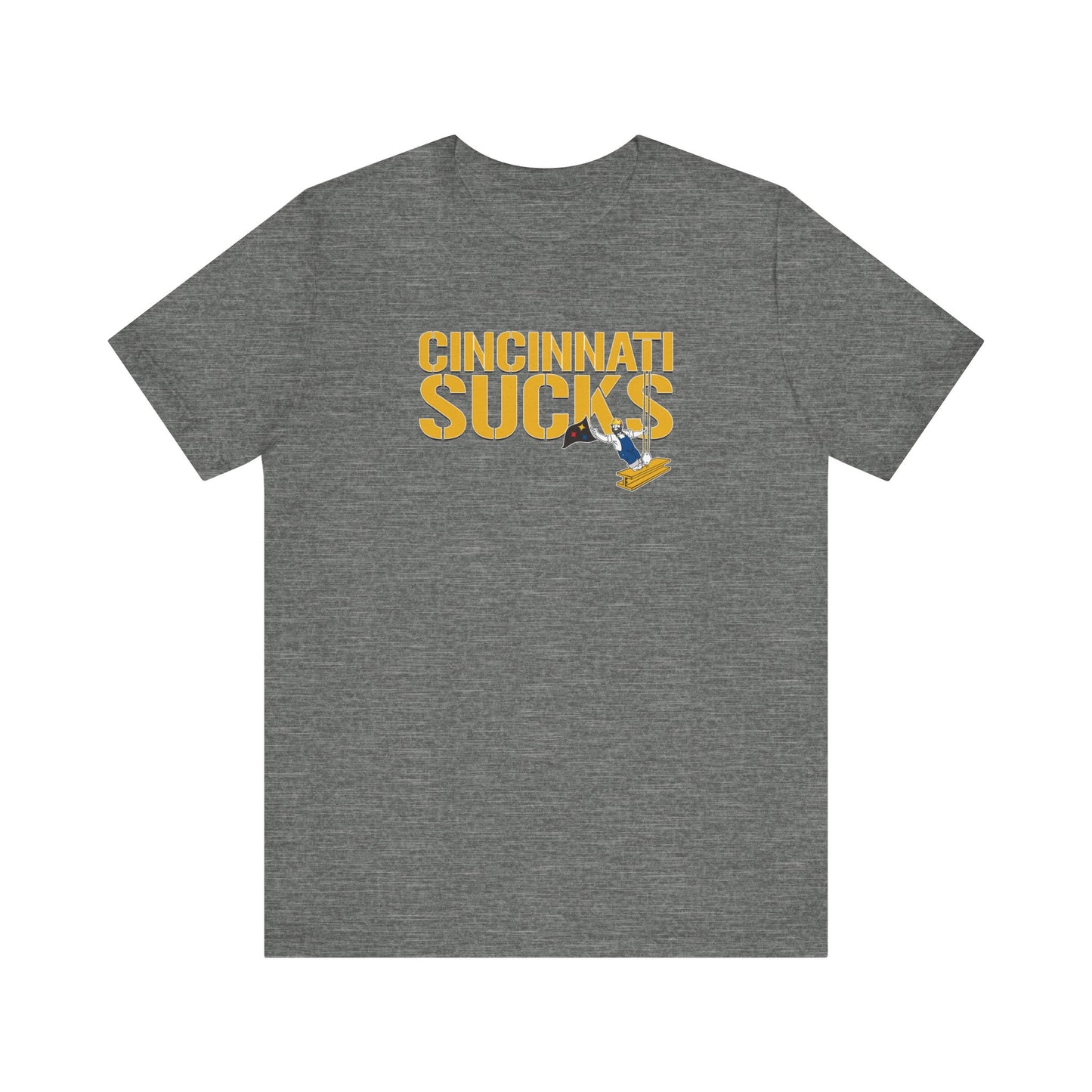 Cincy Sucks (for Pittsburgh fans) - Unisex Jersey Short Sleeve Tee