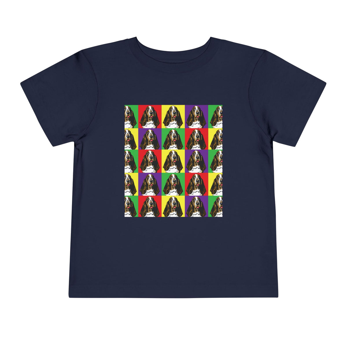 Basset Hound Pop Art - Toddler Tee