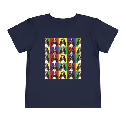 Basset Hound Pop Art - Toddler Tee