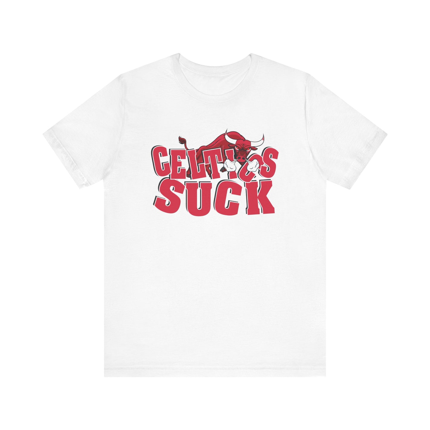 That Green Leprechaun Team Sucks (for Bulls fans) - Unisex Jersey Short Sleeve Tee