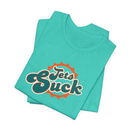 Fast Planes Suck (for Miami fins...I mean, fans) - Unisex Jersey Short Sleeve Tee