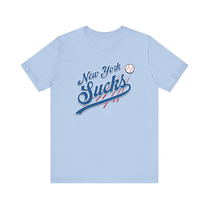 New York Sucks (for L.A. fans) - Unisex Jersey Short Sleeve Tee