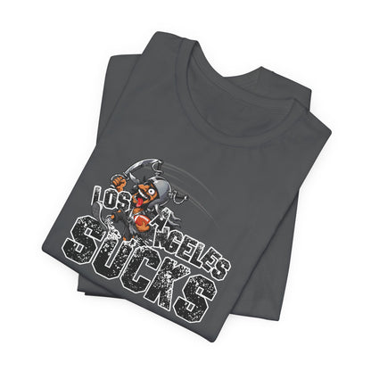 L.A. sux (for Las Vegas fans) - Unisex Jersey Short Sleeve Tee