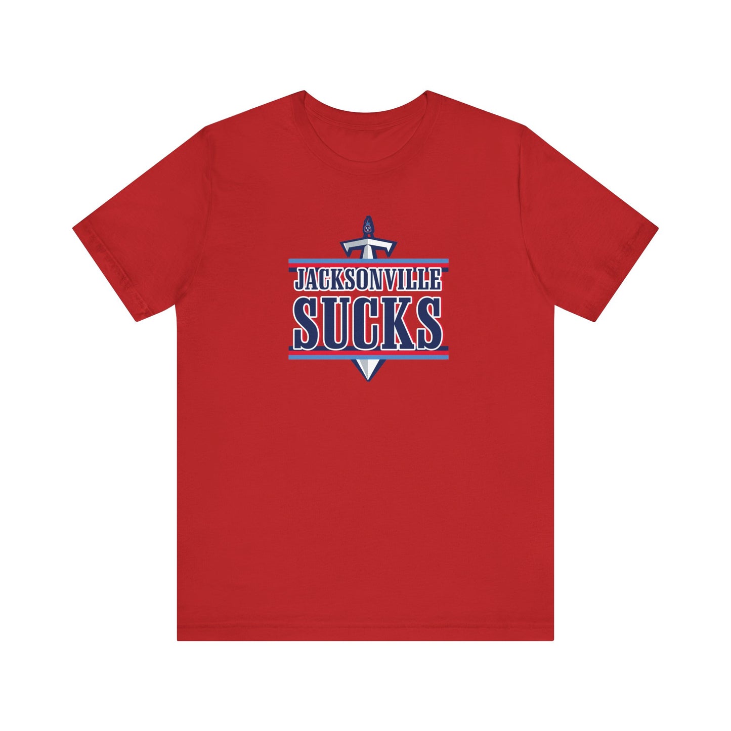 Jaxon Ville Sux (for Tennessee fans) - Unisex Jersey Short Sleeve Tee