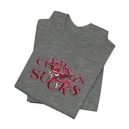 Clemson Sucks (for South Carolina fans) -   Crazy Fighting Rooster T-Shirt