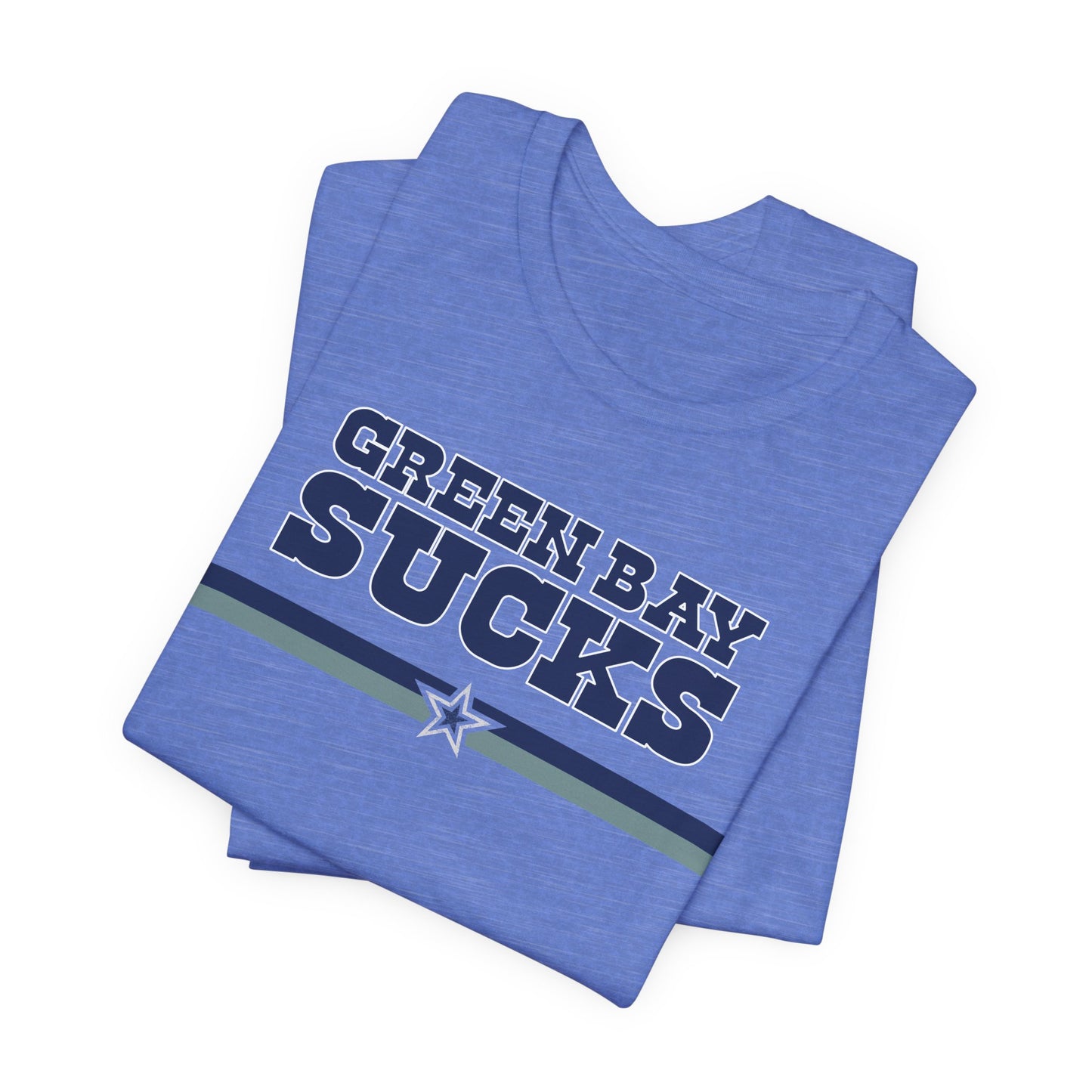 Green Bay Sux (for Dallas fans) - Unisex Jersey Short Sleeve Tee