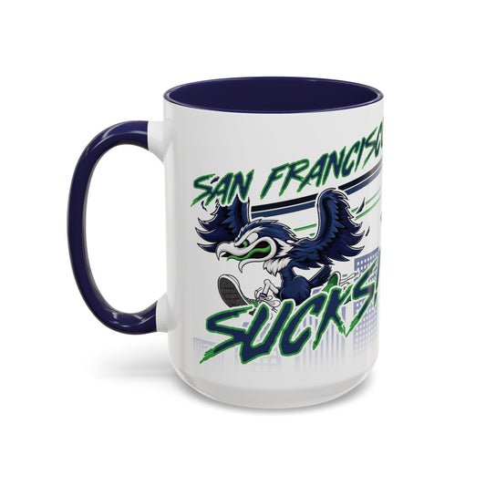 Double Hater Mug (for Seattle fans) - Accent Coffee Mug, 11oz