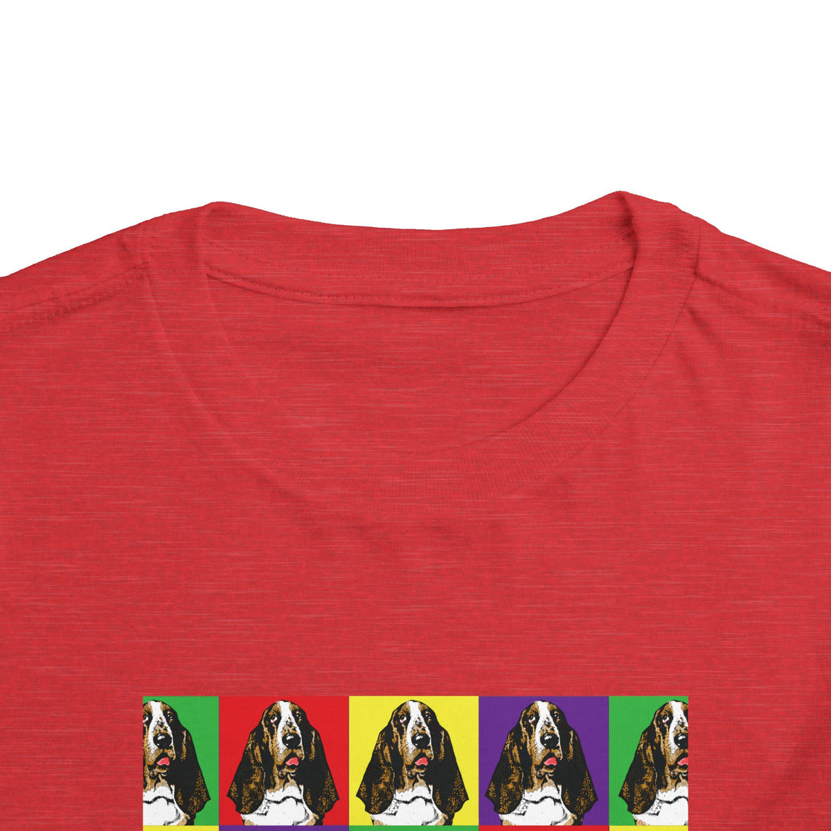 Basset Hound Pop Art - Toddler Tee