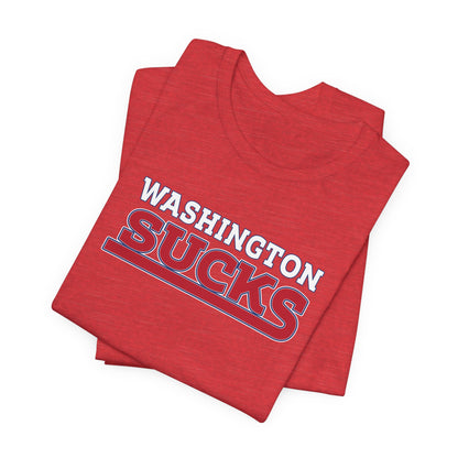 DC Sucks (for New York fans) - Unisex Jersey Short Sleeve Tee