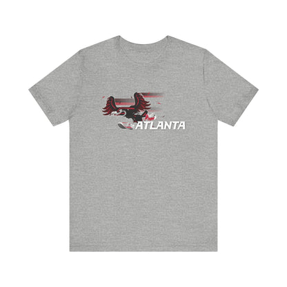 Gas Pump Hawk (for Atlanta fans) - Unisex Jersey Short Sleeve Tee