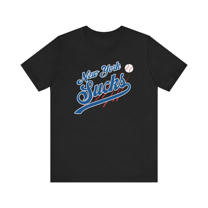 New York Sucks (for L.A. fans) - Unisex Jersey Short Sleeve Tee