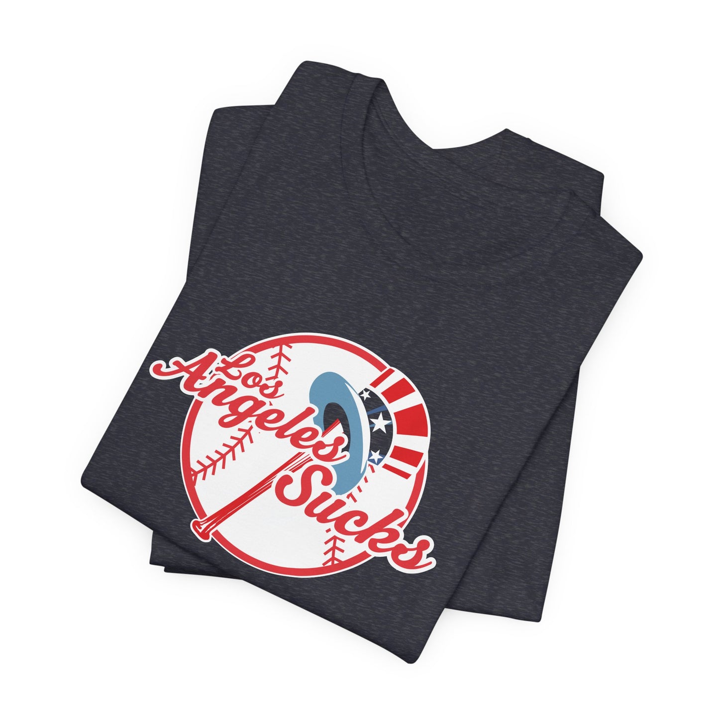Los Angeles Sucks (for NYC fans) - Unisex Jersey Short Sleeve Tee