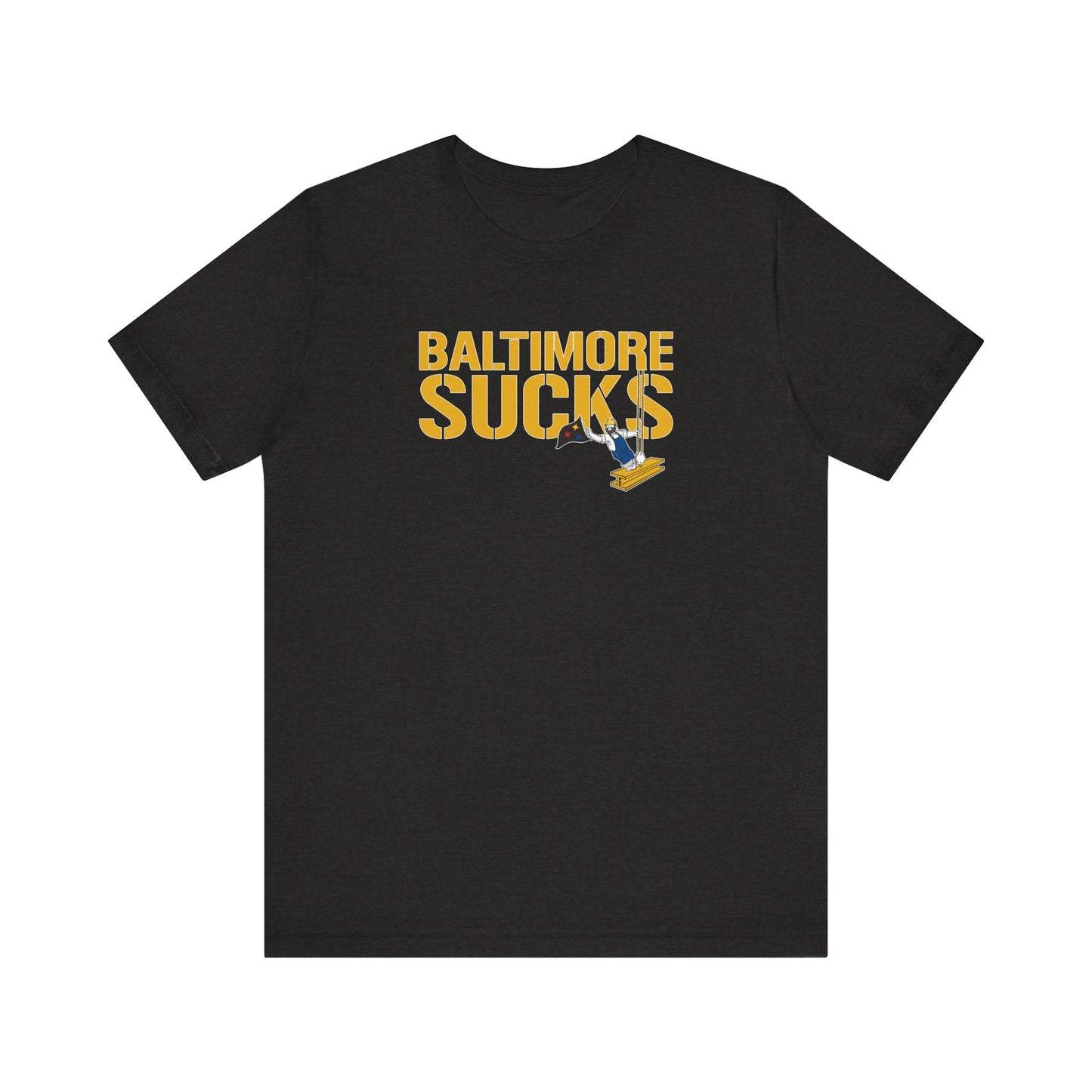Blackbirds of Maryland (for Pittsburgh fans) - Unisex Jersey Short Sleeve Tee