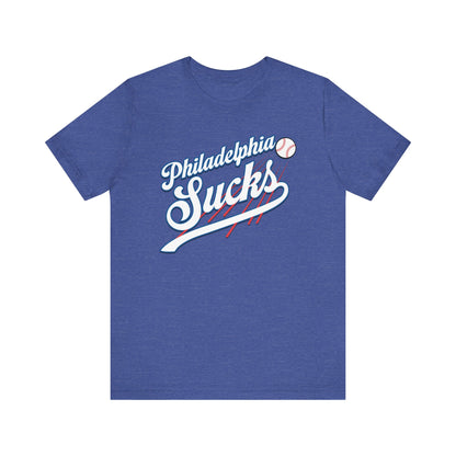 Philadelphia Sucks (for L.A. fans) - Unisex Jersey Short Sleeve Tee