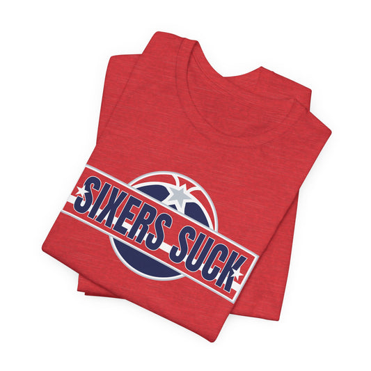 6ers Suck (for DC fans) - Unisex Jersey Short Sleeve Tee