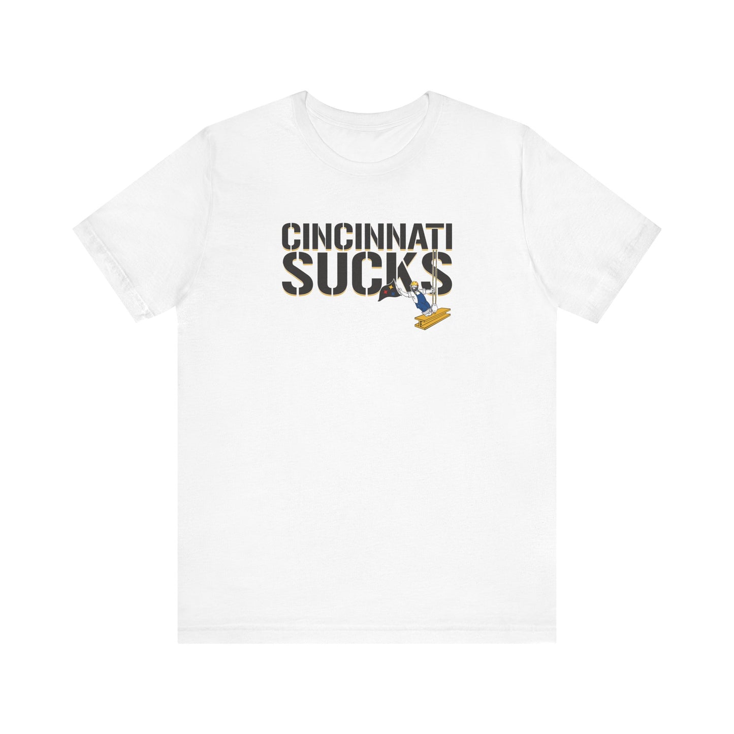 Cincy Sucks (for Pittsburgh fans) - Unisex Jersey Short Sleeve Tee