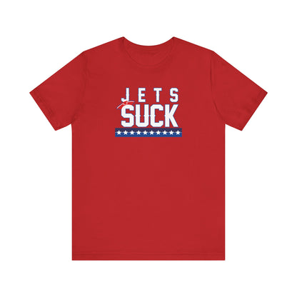 I hate jets (for New England fans) - Unisex Jersey Short Sleeve Tee