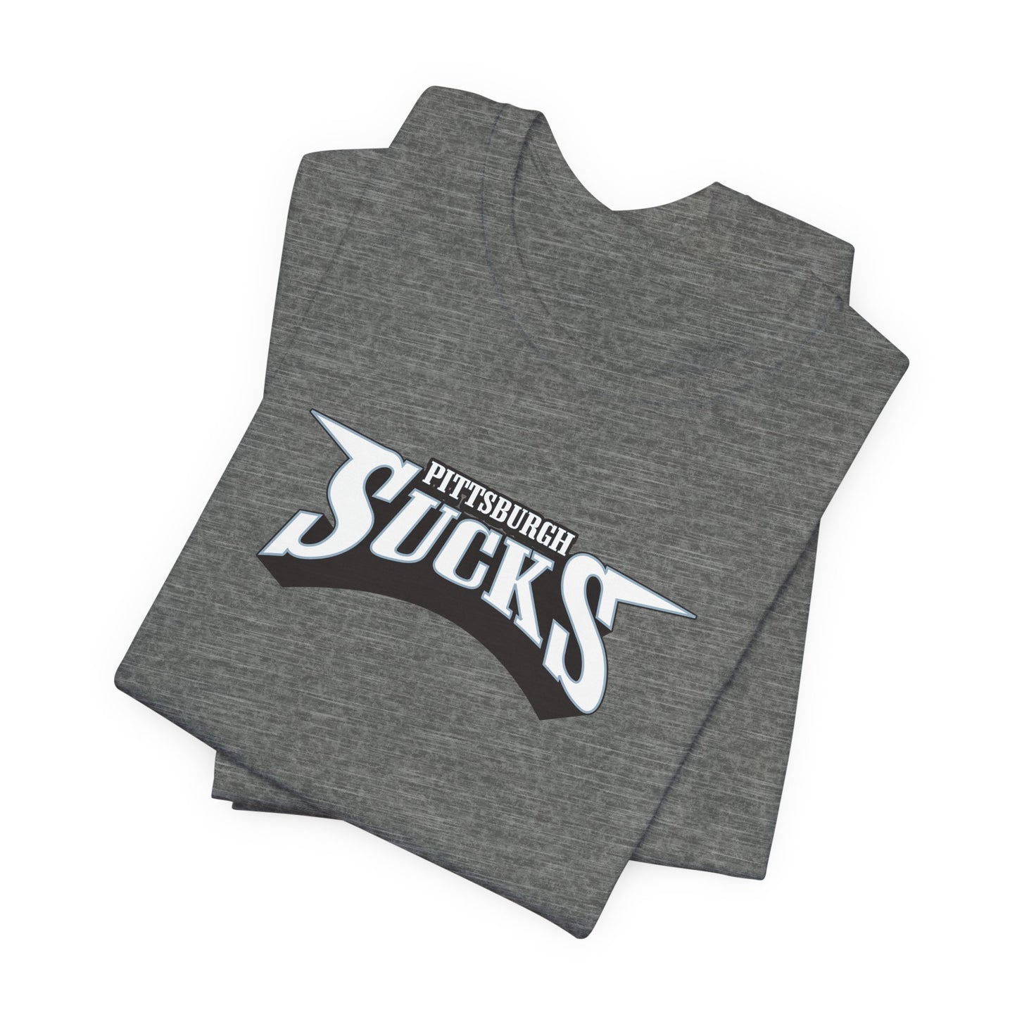 Pittsburgh Sux (for Philadelphia fans) - Unisex Jersey Short Sleeve Tee
