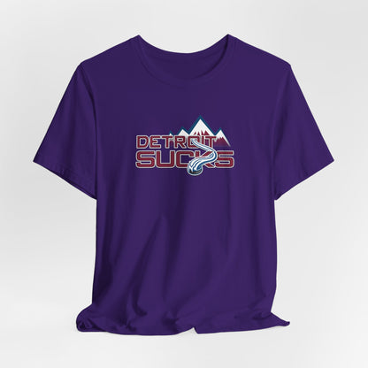 Detroit Sucks (for Colorado fans) - Unisex Jersey Short Sleeve Tee