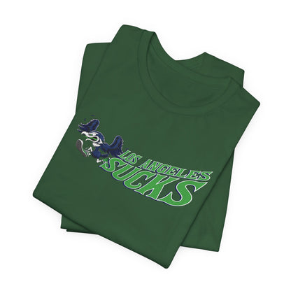 Los Angeles Sucks! (for Seattle fans) - Unisex Jersey Short Sleeve Tee