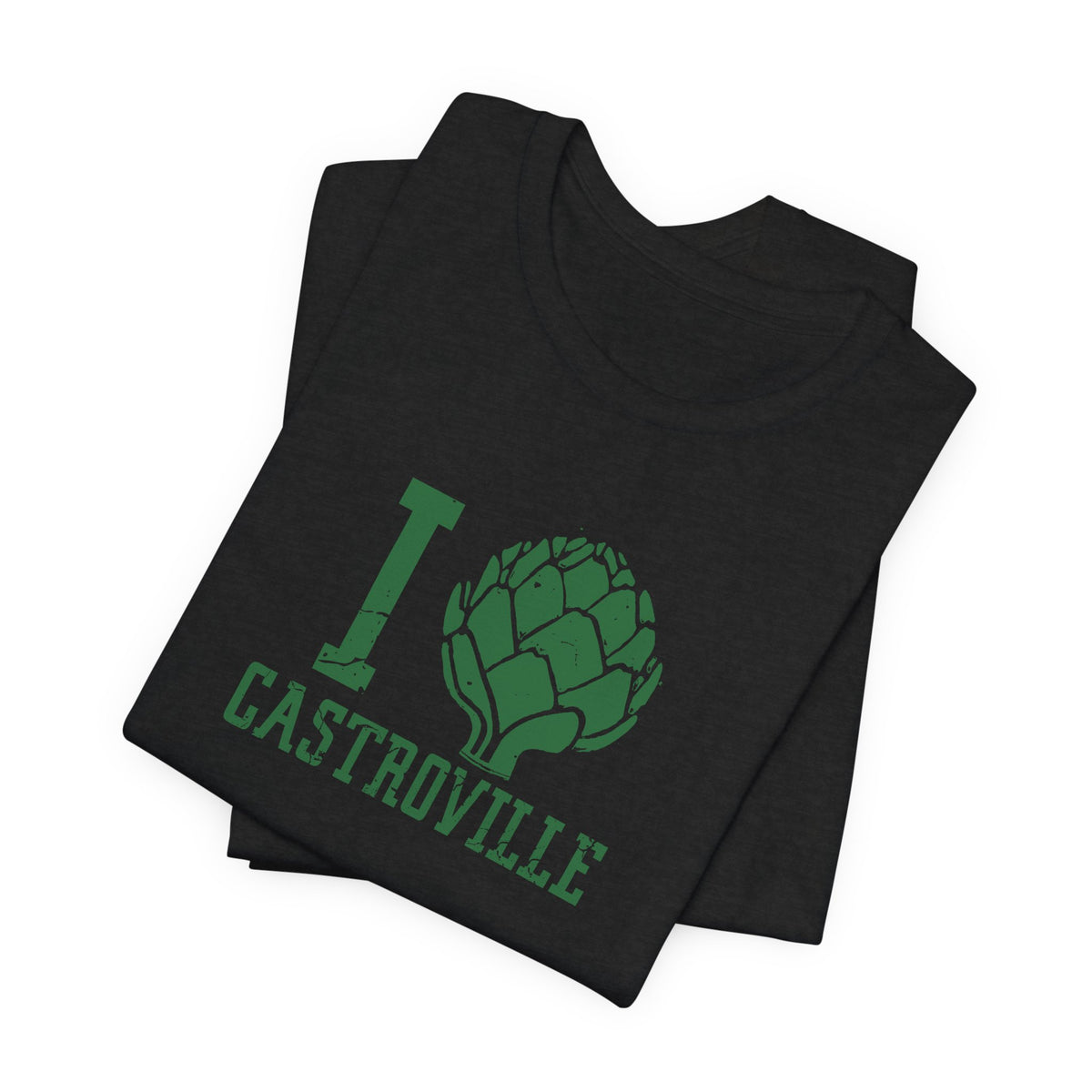 I Heartichoke Castroville (front & back version) - Unisex Jersey Short Sleeve Tee
