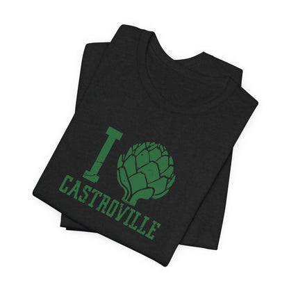 I Heartichoke Castroville (front & back version) - Unisex Jersey Short Sleeve Tee