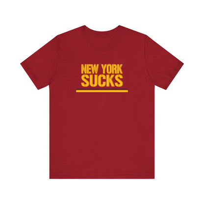 The New York Jieyents Suck! (for DC fans) - Unisex Jersey Short Sleeve Tee