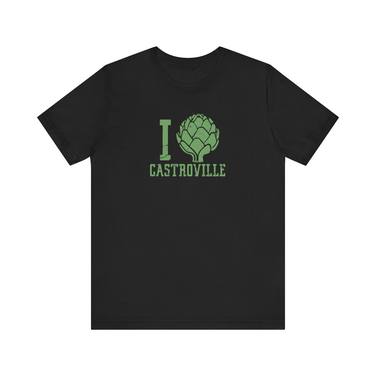 I Heartichoke Castroville (front & back version) - Unisex Jersey Short Sleeve Tee