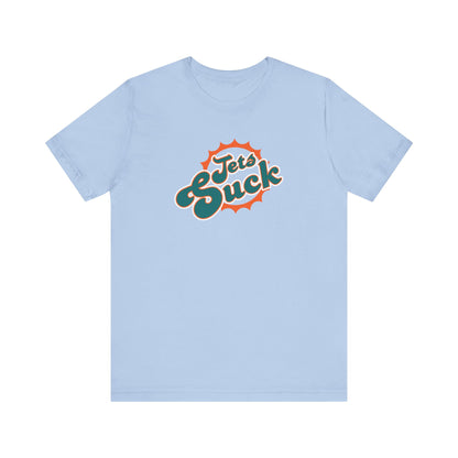 Fast Planes Suck (for Miami fins...I mean, fans) - Unisex Jersey Short Sleeve Tee