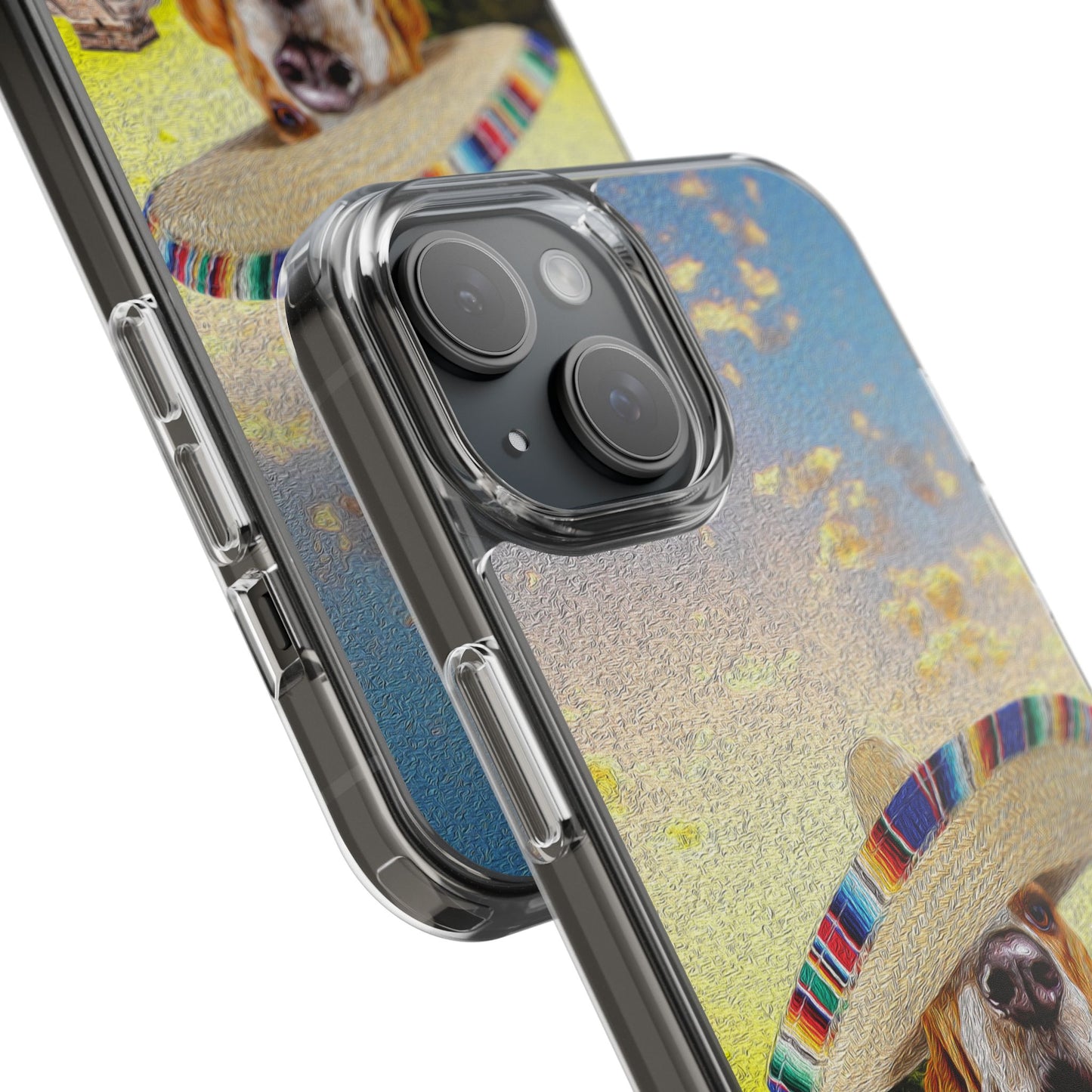 Basset Hound Eating Mexican Cuisine In Mexico - Clear Case