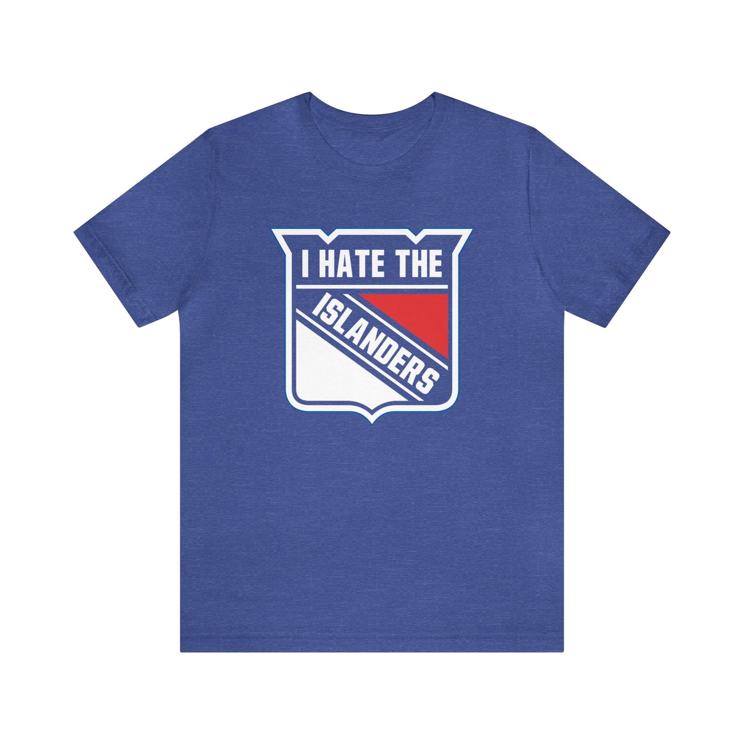 I Hate That Isles Team (for Rangers fans) - Unisex Jersey Short Sleeve Tee