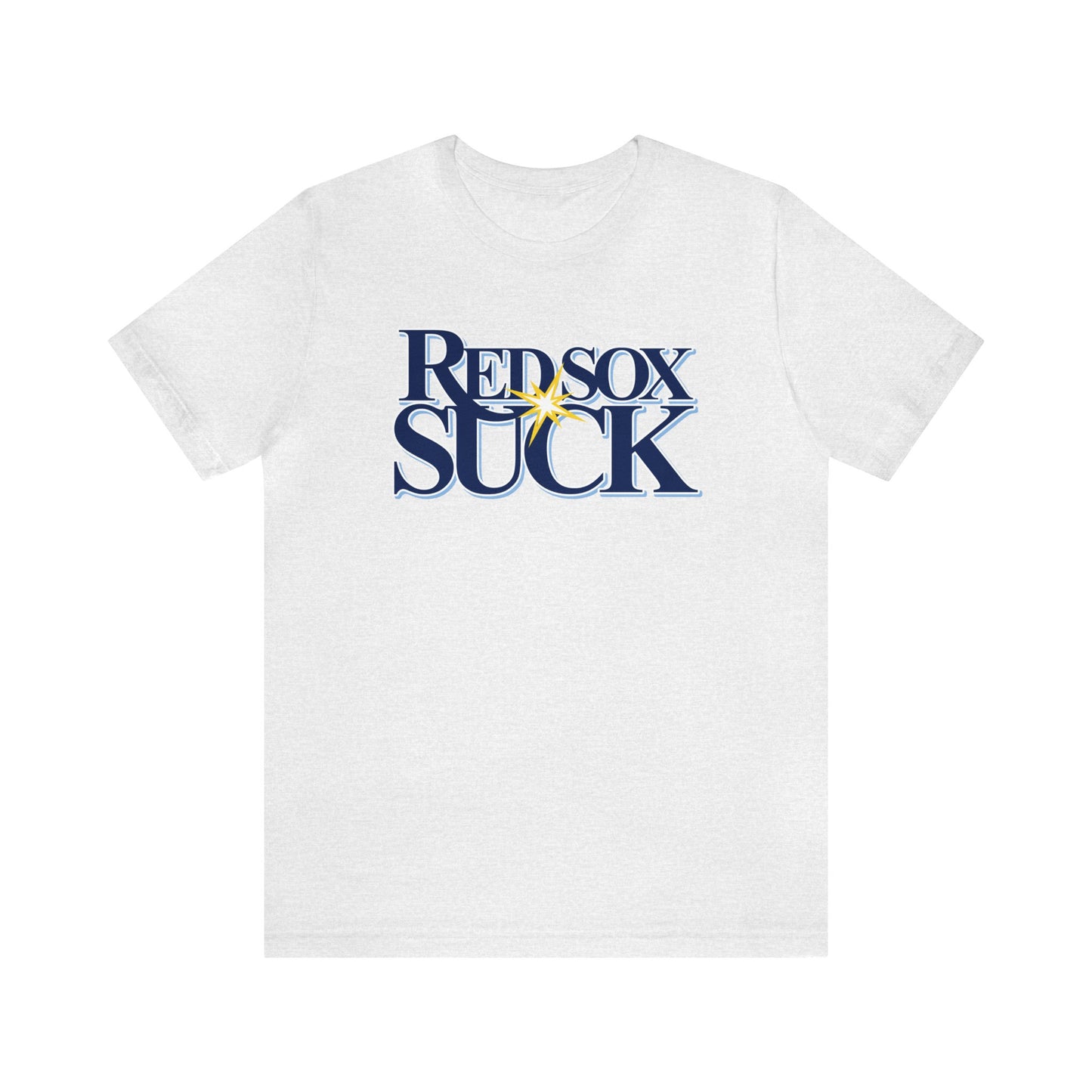 The BoSox Suck (for Tampa Rays fans) - Unisex Jersey Short Sleeve Tee