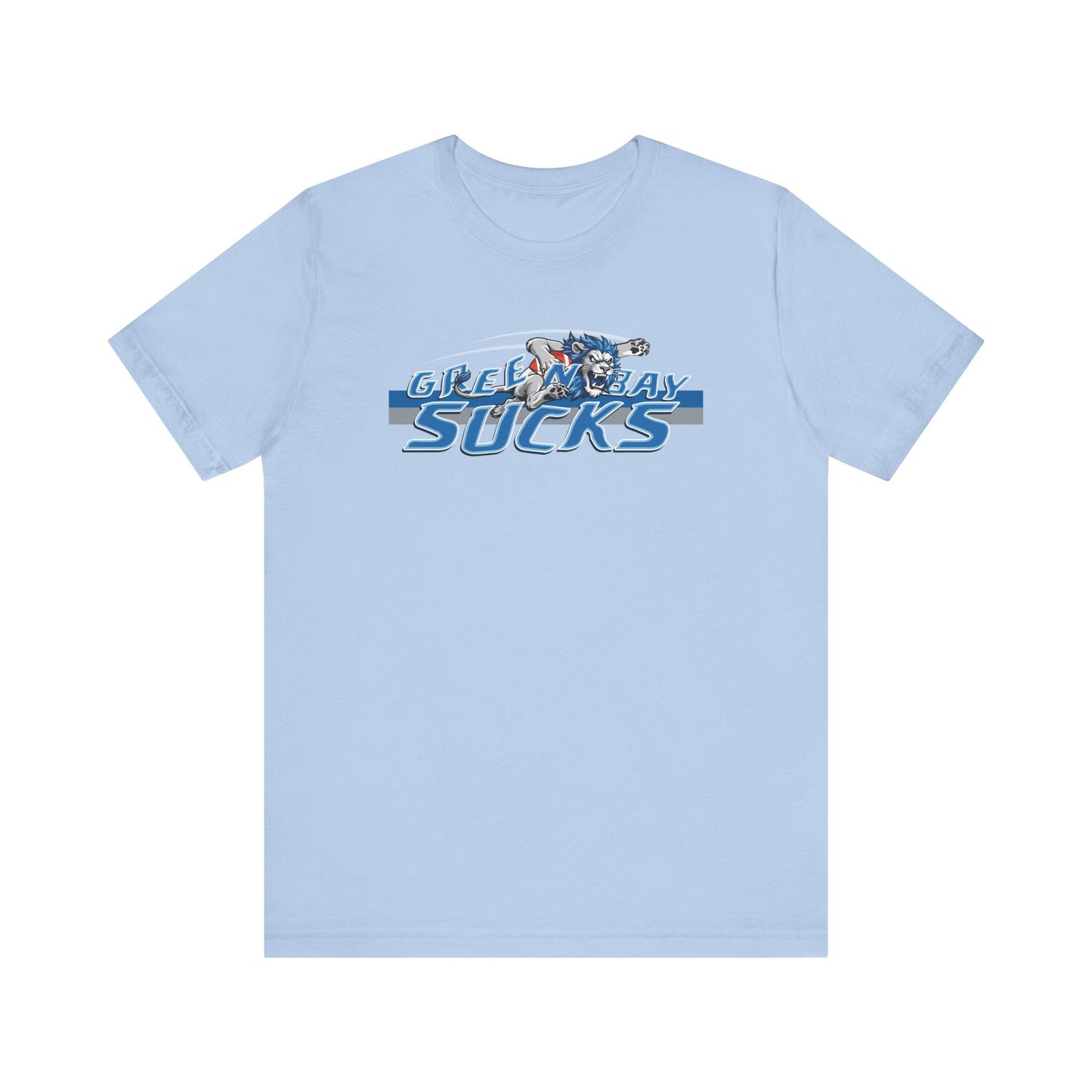 Green Bay Sux (for Detroit fans) - Unisex Jersey Short Sleeve Tee