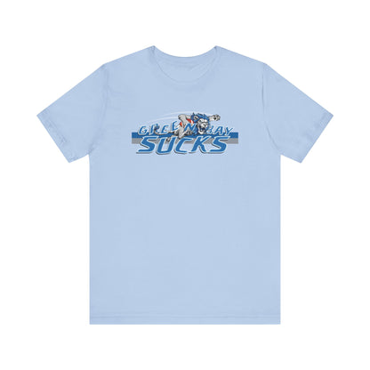 Green Bay Sux (for Detroit fans) - Unisex Jersey Short Sleeve Tee