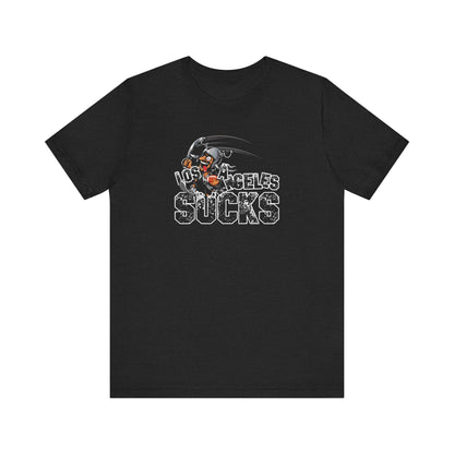 L.A. sux (for Las Vegas fans) - Unisex Jersey Short Sleeve Tee