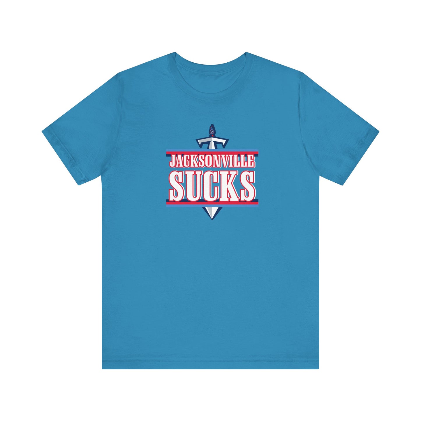 Jaxon Ville Sux (for Tennessee fans) - Unisex Jersey Short Sleeve Tee