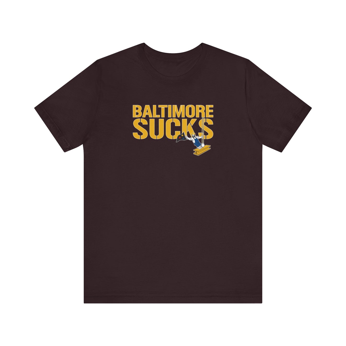 Blackbirds of Maryland (for Pittsburgh fans) - Unisex Jersey Short Sleeve Tee