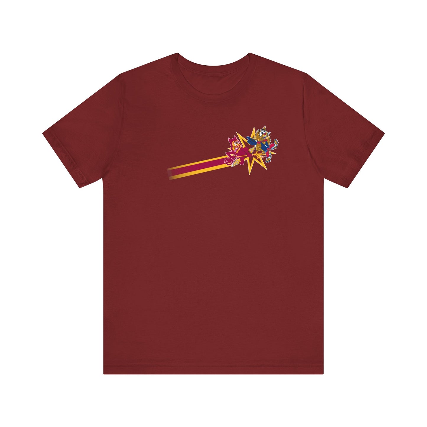 Sporky Forkin' A Pussycat (for Tempe fans) - Unisex Jersey Short Sleeve Tee