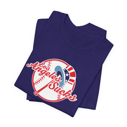 Los Angeles Sucks (for NYC fans) - Unisex Jersey Short Sleeve Tee