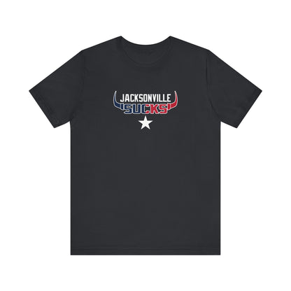 Jax Sux (for Houston fans) - Unisex Jersey Short Sleeve Tee