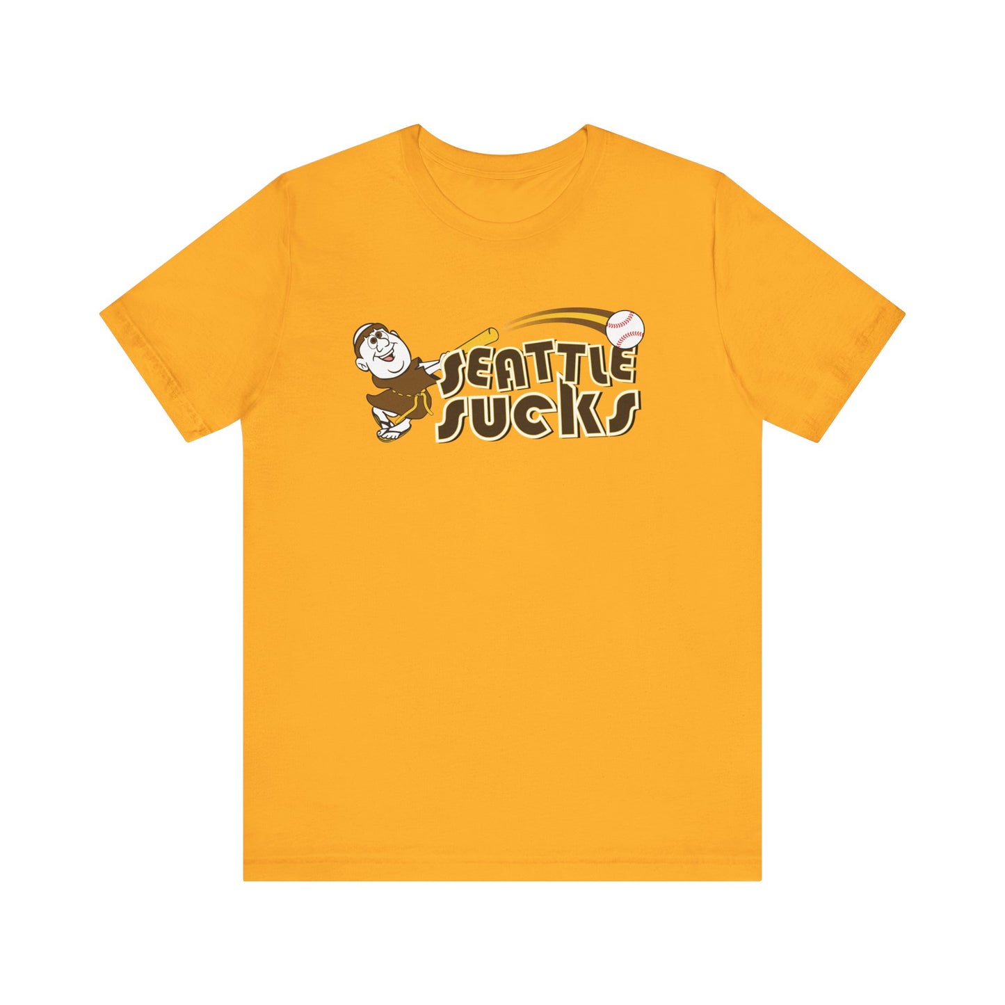 Seattle Sucks! (Padres fan art) - Unisex Jersey Short Sleeve Tee