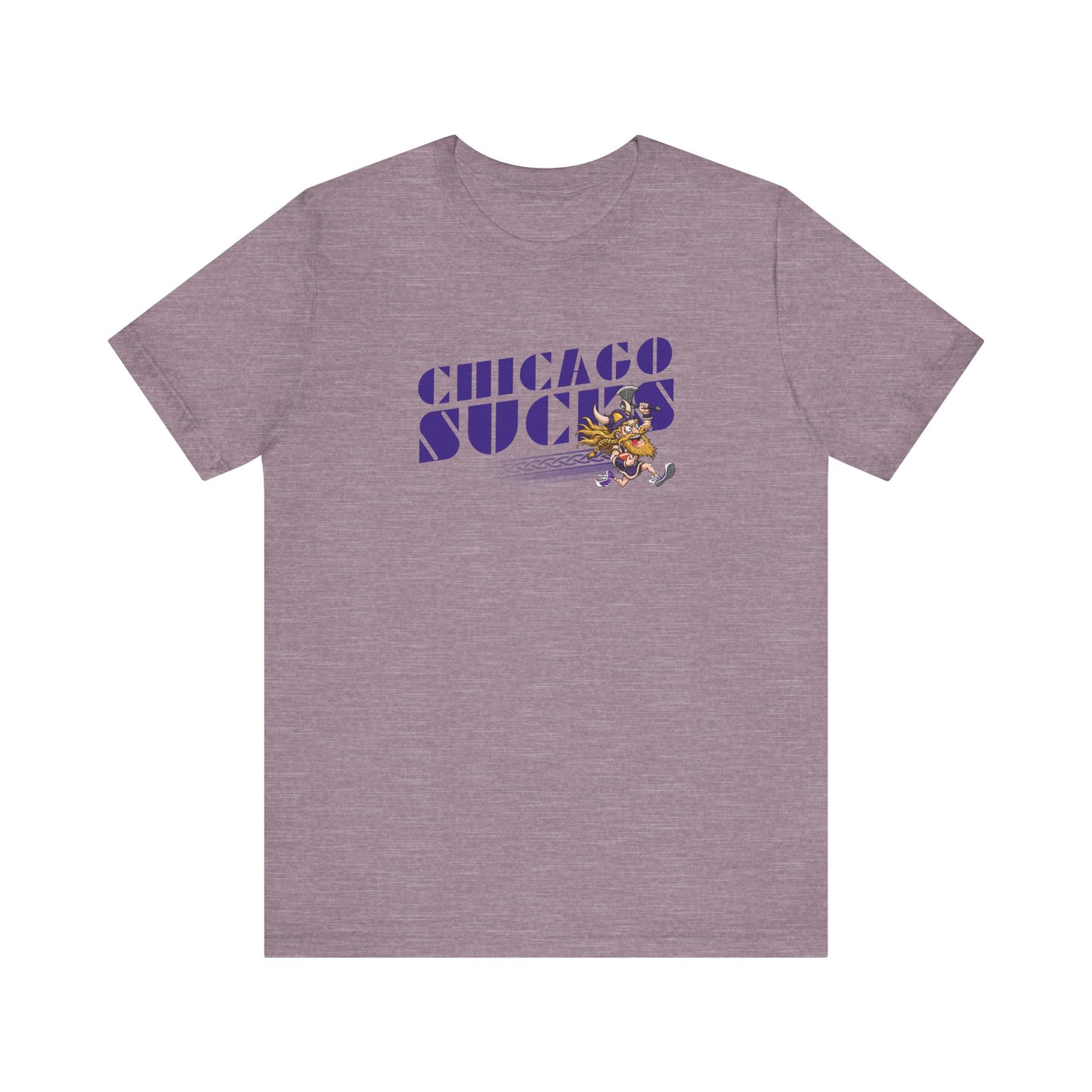 Chicago Sucks (for Minnesota Vikings fans) - Unisex Jersey Short Sleeve Tee