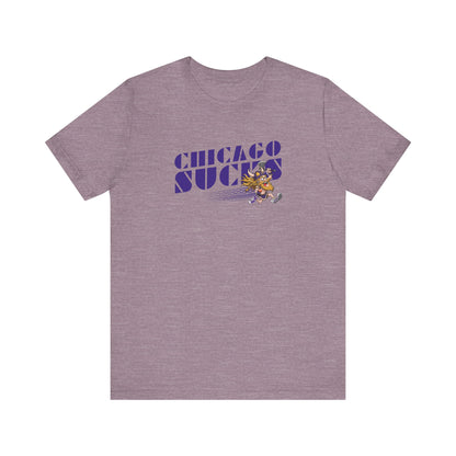 Chicago Sucks (for Minnesota Vikings fans) - Unisex Jersey Short Sleeve Tee