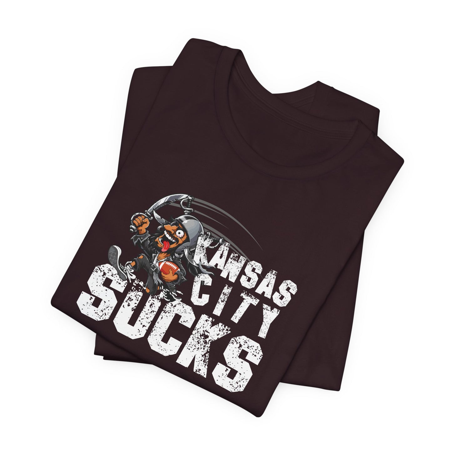 KC Sux (for Las Vegas fans) - Unisex Jersey Short Sleeve Tee